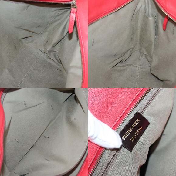FENDI Zucca Canvas Tote Bag Pvc White Gold - Picture 12 of 12